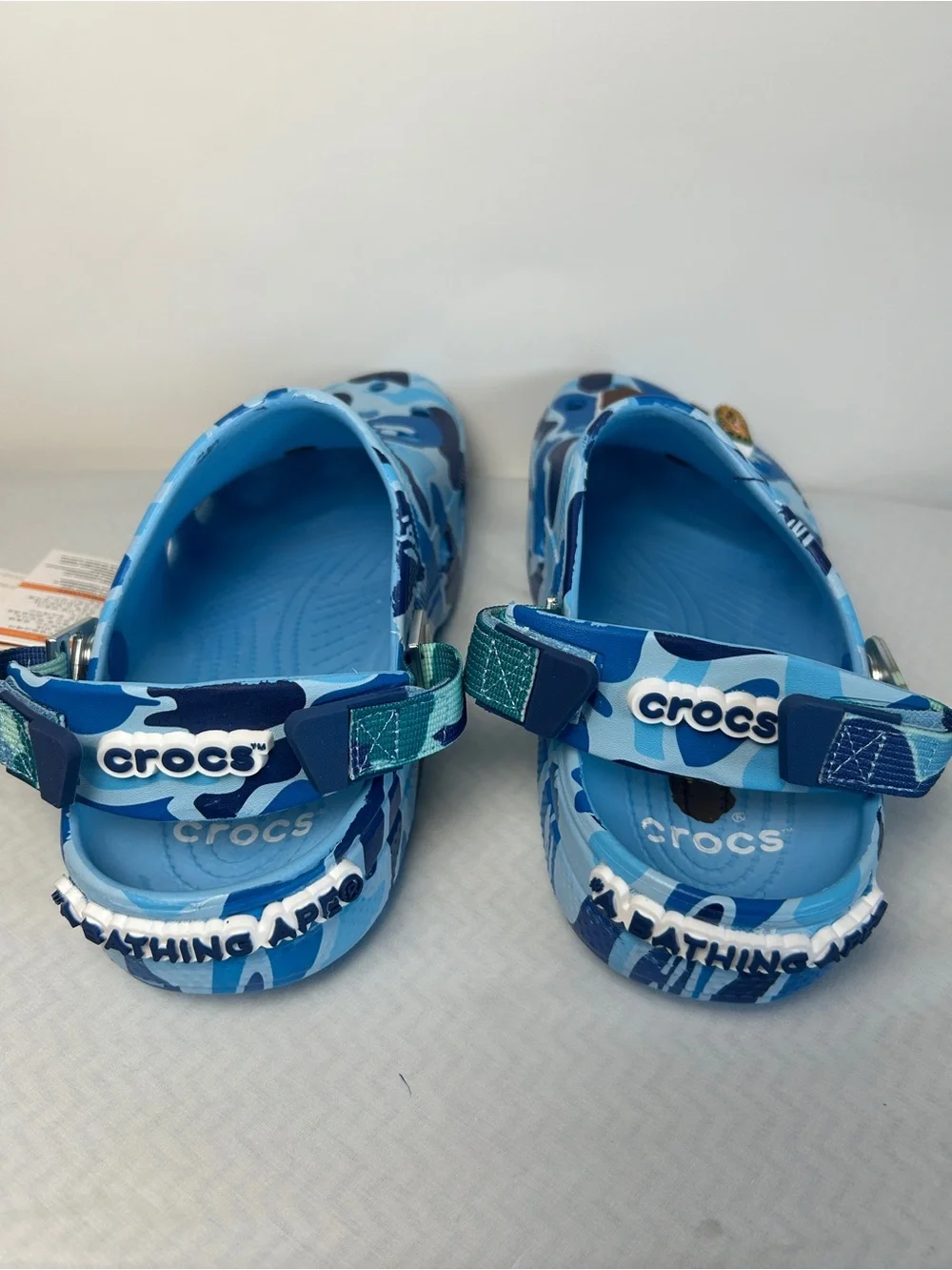 Bape X Crocs Blue Camo Men’s Size 9